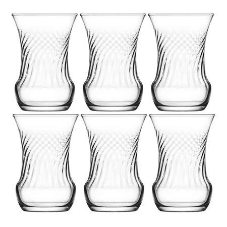 Szklanki do herbaty, kawy po turecku 6 szt. Tulipanki 105 ml LAV INCI