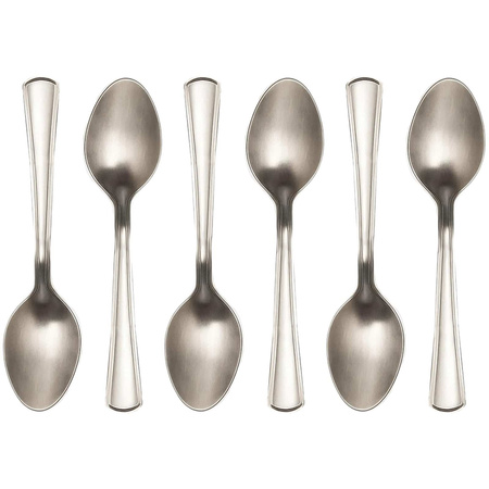 Małe łyżeczki do herbaty po turecku, do kawy, deserów 6 szt. 10 cm Feinman Germany