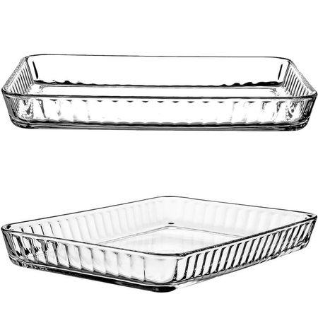 Forma do pieczenia szklana Naczynie żaroodporne Prostokątne 40x27 cm Pasabahce