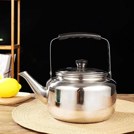 Imbryk Czajnik 1L Stalowy Czajniczek w Stylu Arabskim Mały Kempingowy