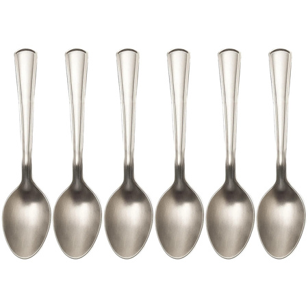 Małe łyżeczki do herbaty po turecku, do kawy, deserów 6 szt. 10 cm Feinman Germany