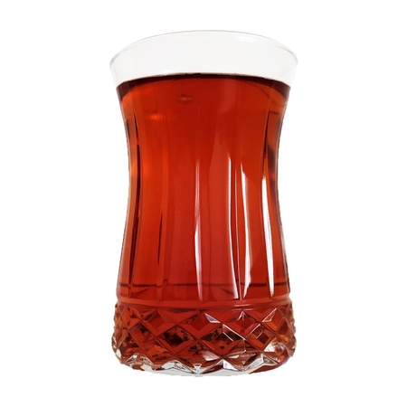 Komplet szklanek tureckich 6 szt. do kawy, herbaty 165 ml bez podstawek Elegance