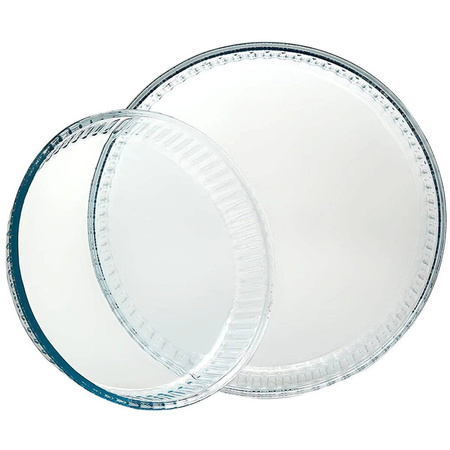 Formy szklane do pieczenia tarty Naczynia żaroodporne 2 szt. Pasabahce