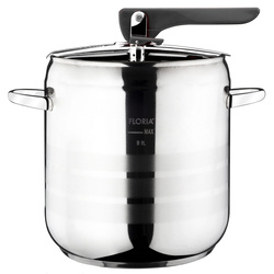 Szybkowar 9L Garnek ciśnieniowy Stalowy na Indukcję Gaz Floria