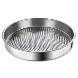 Taca stalowa okrągła tacka 38cm Głęboka Do serwowania, Cig kofte, kelnerska