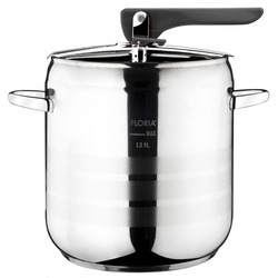 Szybkowar 12L Garnek ciśnieniowy Duży Gar do szybkiego gotowania na Indukcję Gaz Floria