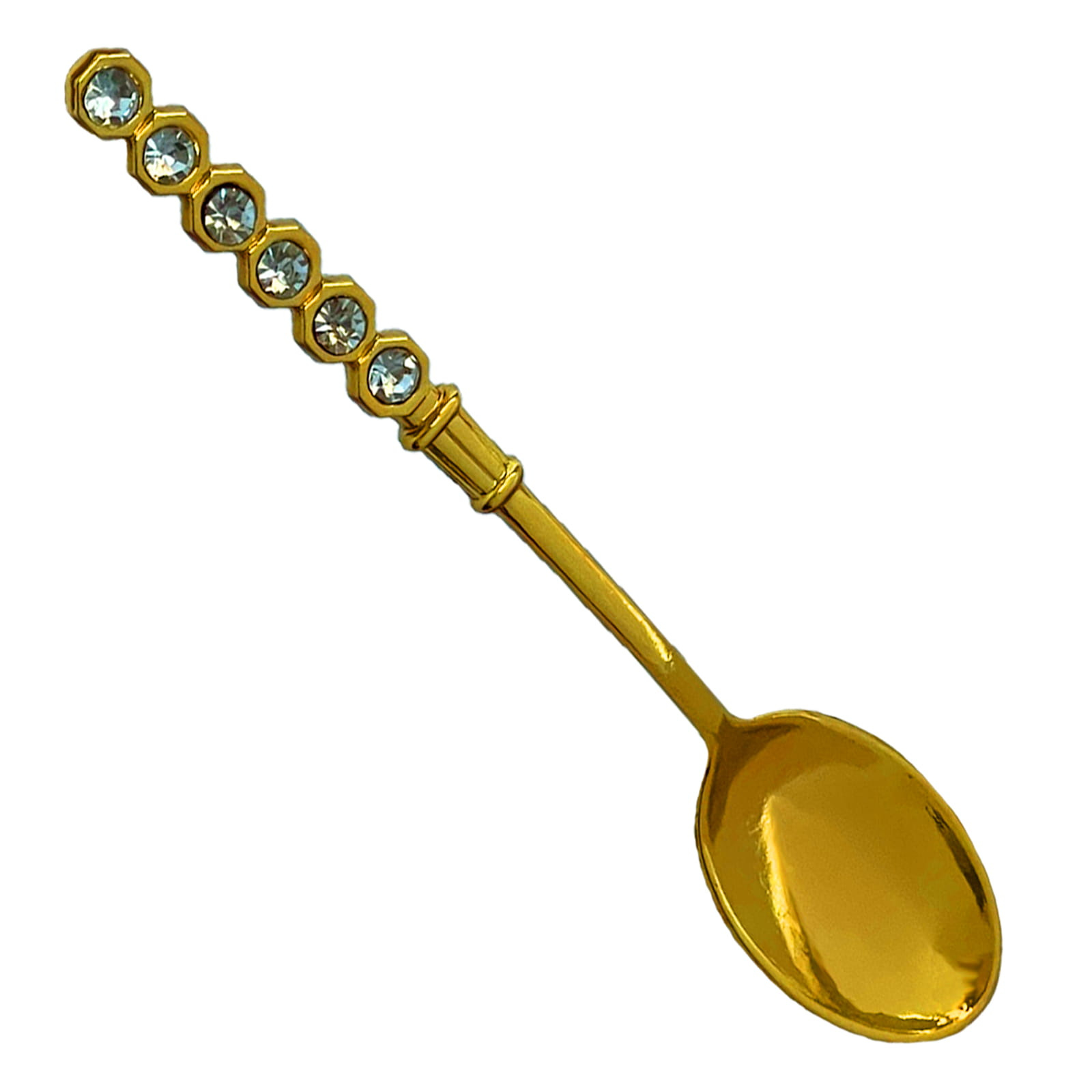 małe łyżeczki do herbaty złote