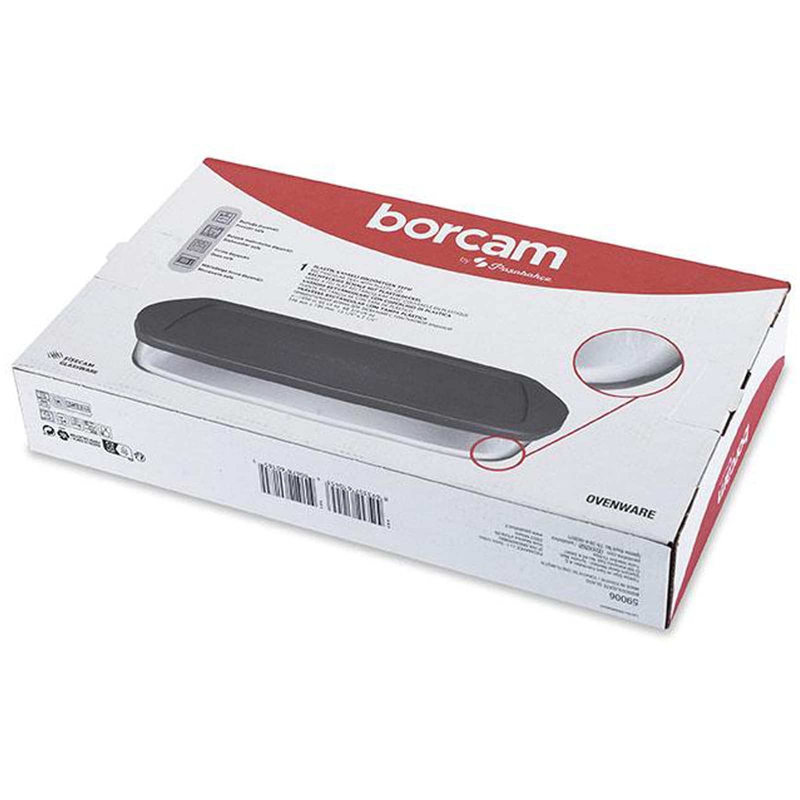 forma 
prostokątna żaroodporna z pokrywką opakowanie