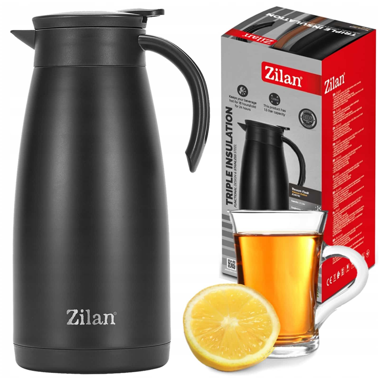 termos 1500ml czarny konferencyjny