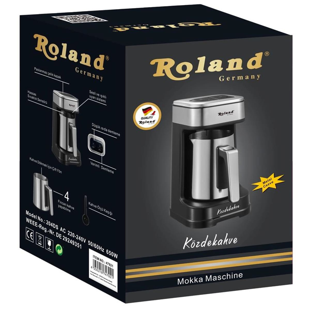 Zaparzacz do kawy po turecku 250 ml Közde Kahve Roland Germany